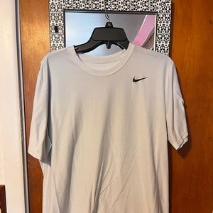 Grey nike dri fit shirt